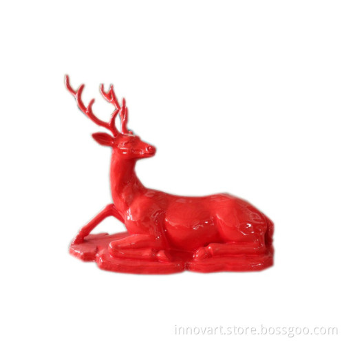 abstract polyresin sculpture art works